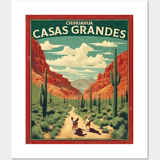 Casas Grandes Chihuahua Mexico Tourism Travel Vintage Posters and Art